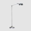 industrial floor lamp grey